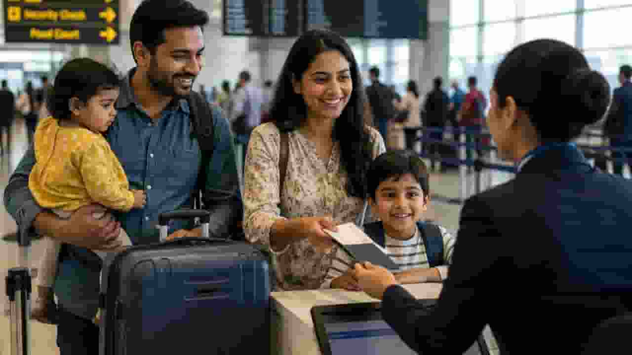 AI generated image of airport