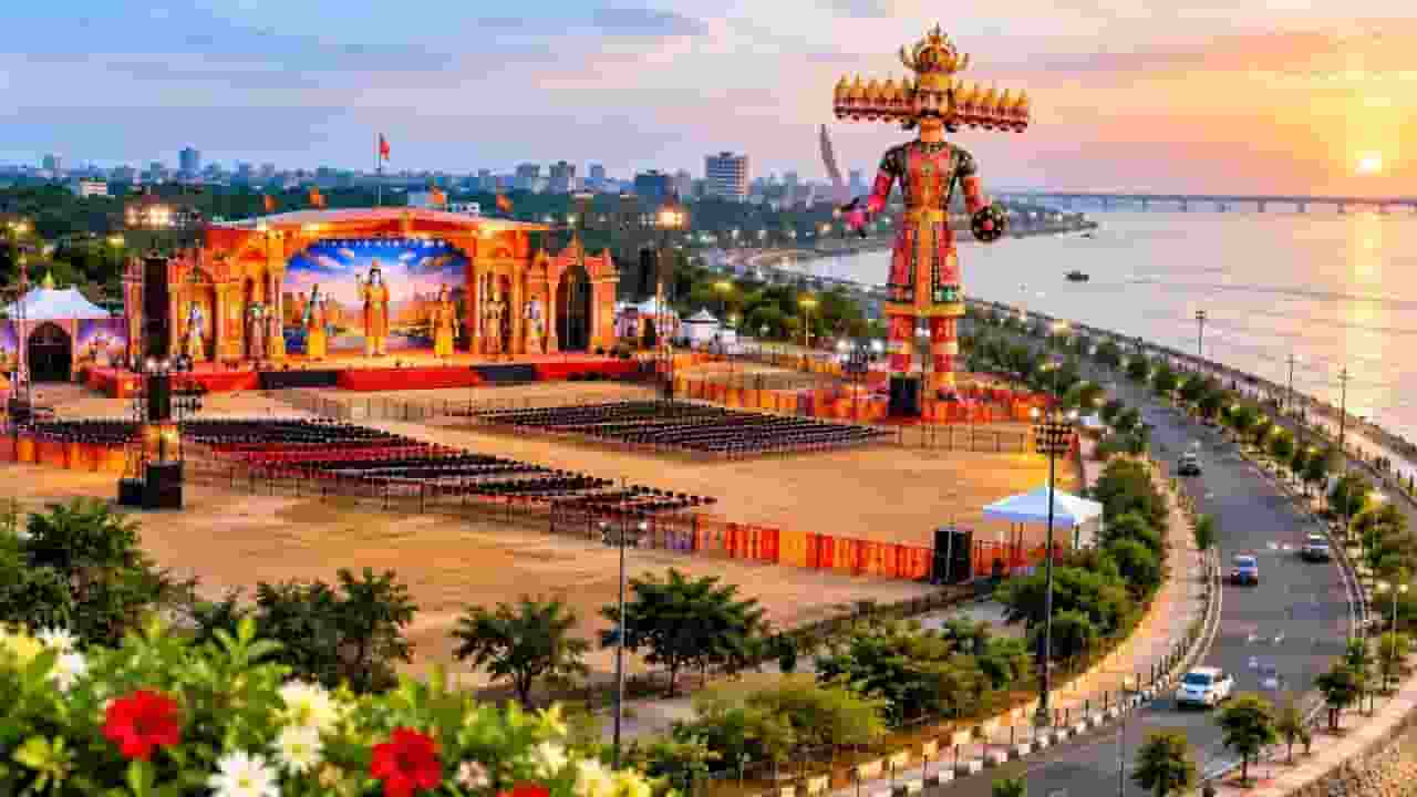 AI genraetd image of ramleela ground