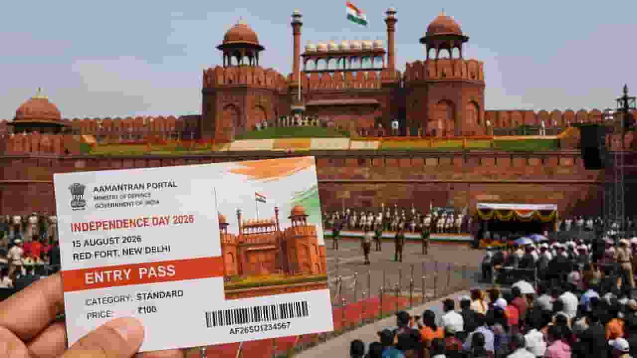 AI generated image of red fort