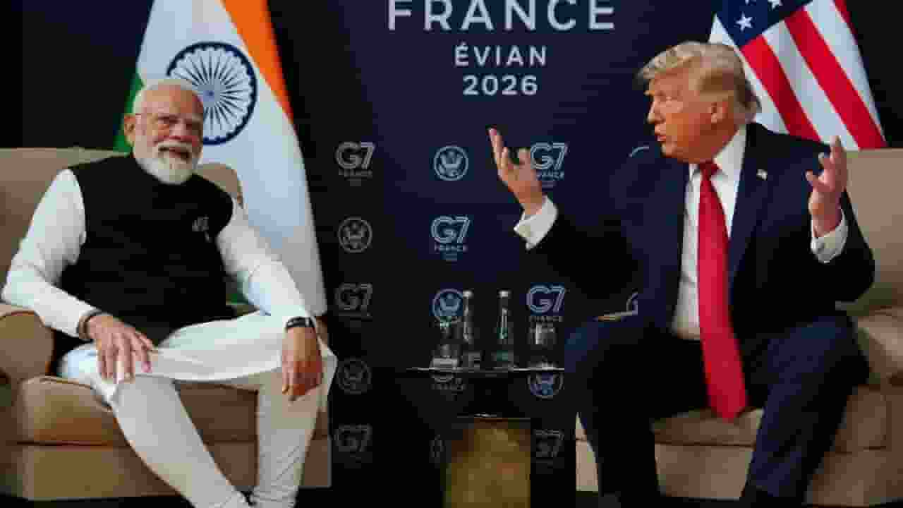 PM Modi and Donald Trump.