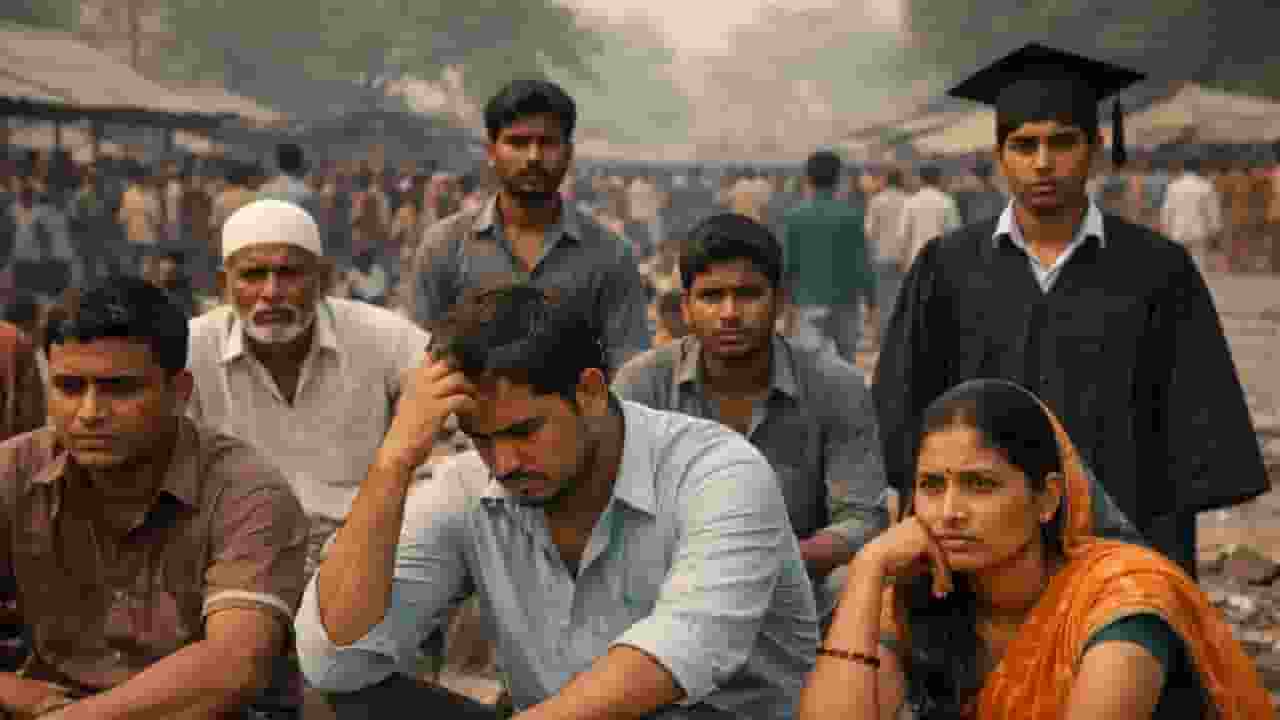 ai generated image of jobless people