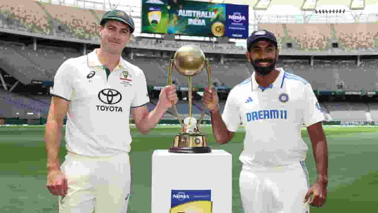 Pat Cummins and Jasprit Bumrah Border Gavaskar Trophy 