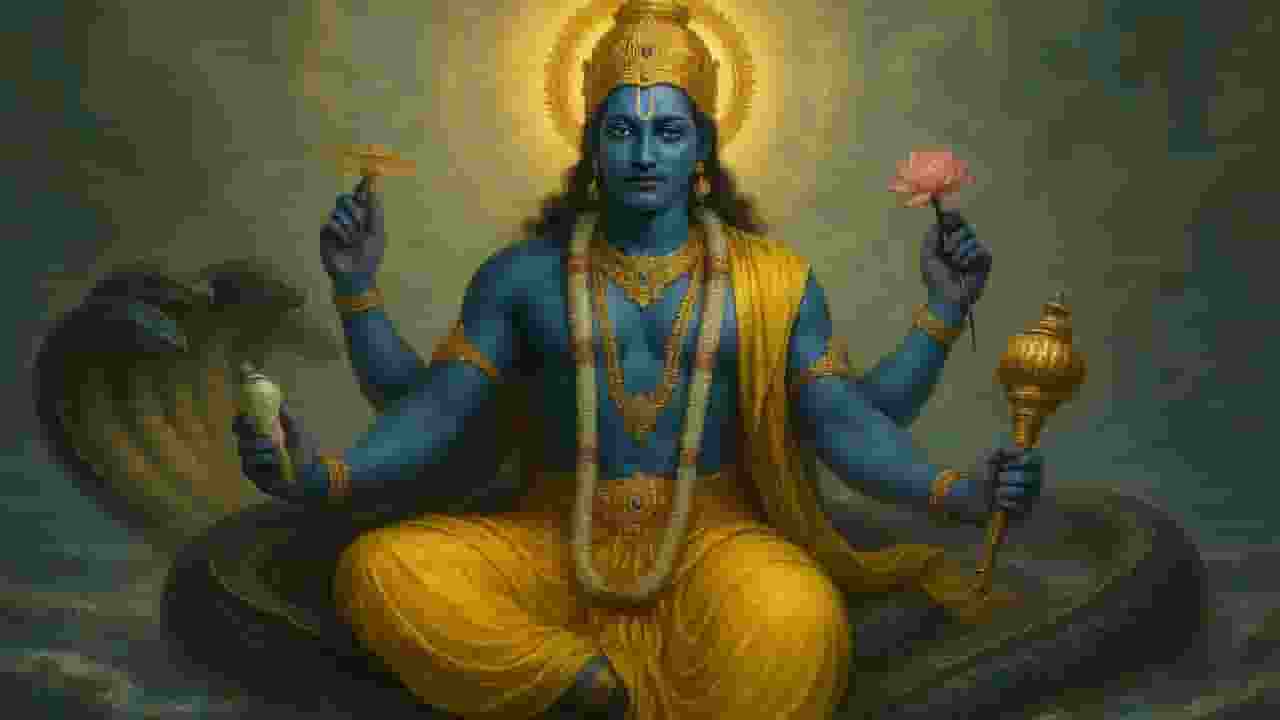 Bhagwan Vishnu Representational Picture