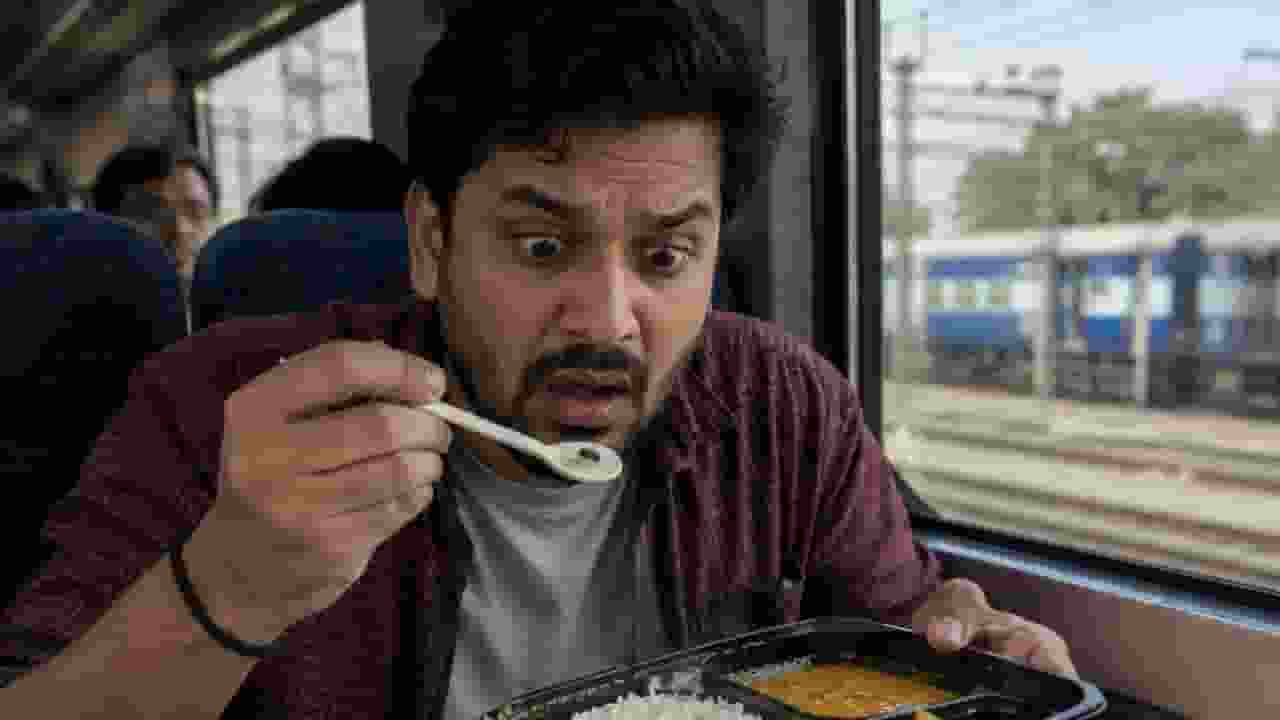 AI Generated Image Of Man In Train 