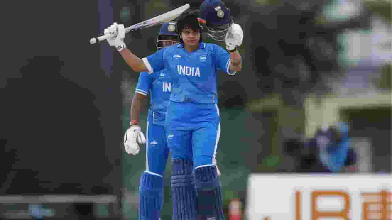  Shafali Verma Century, Shafali Verma