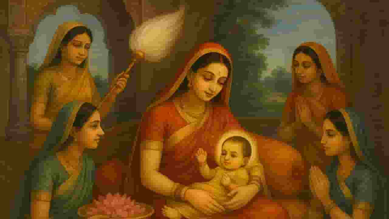 Mata Sita birth Representational Picture