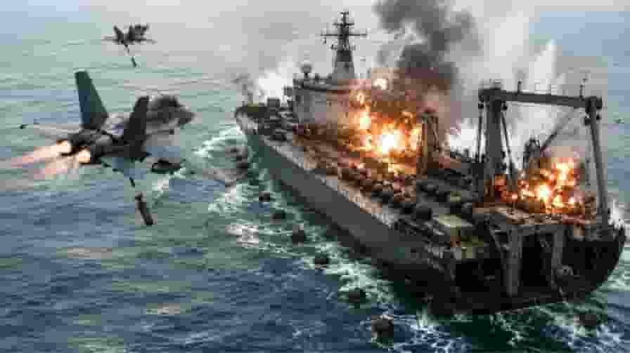 ai generated image of us attack on iran