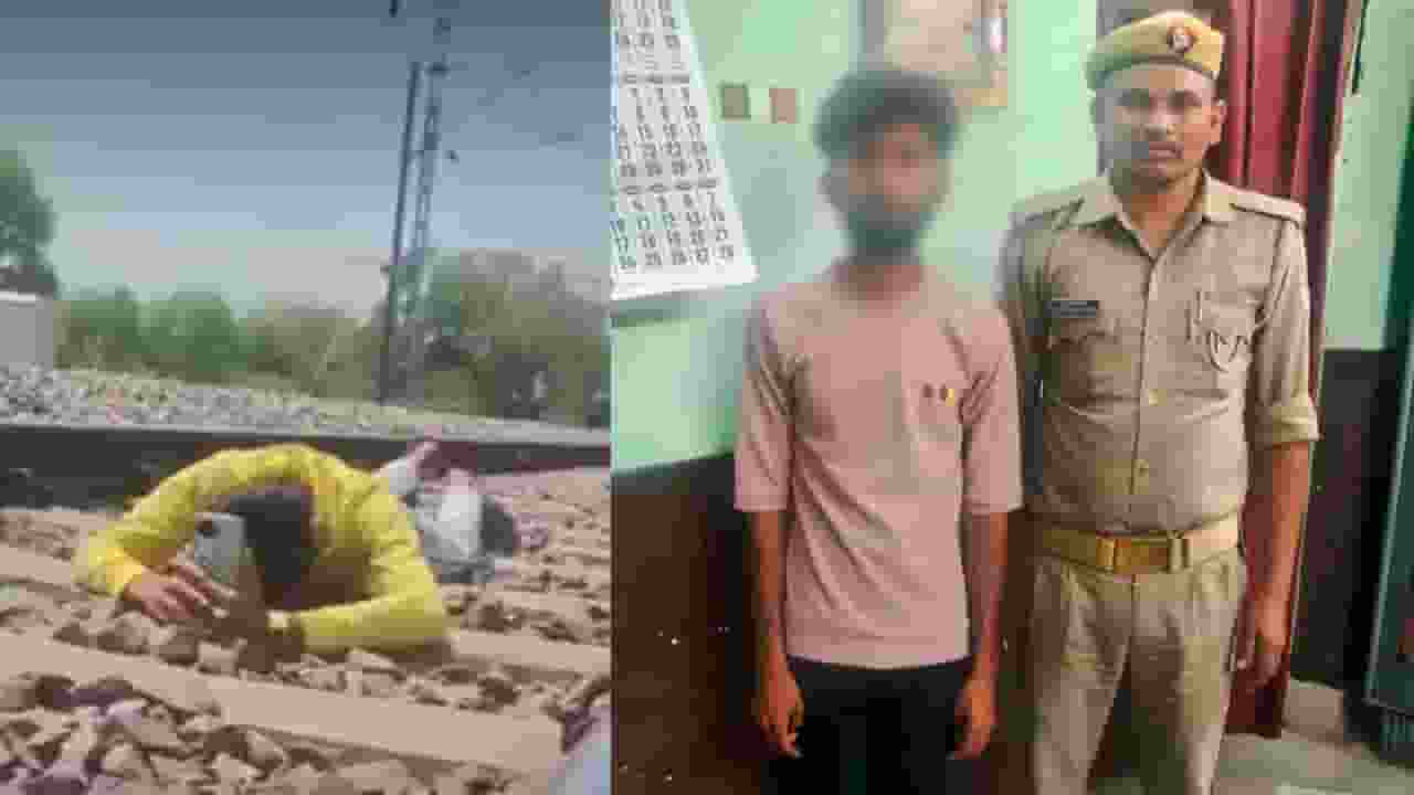 boy who create reel on railway track