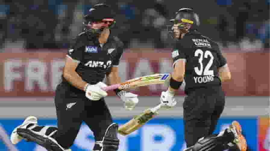 Daryl Mitchell Will Young IND vs NZ ODI