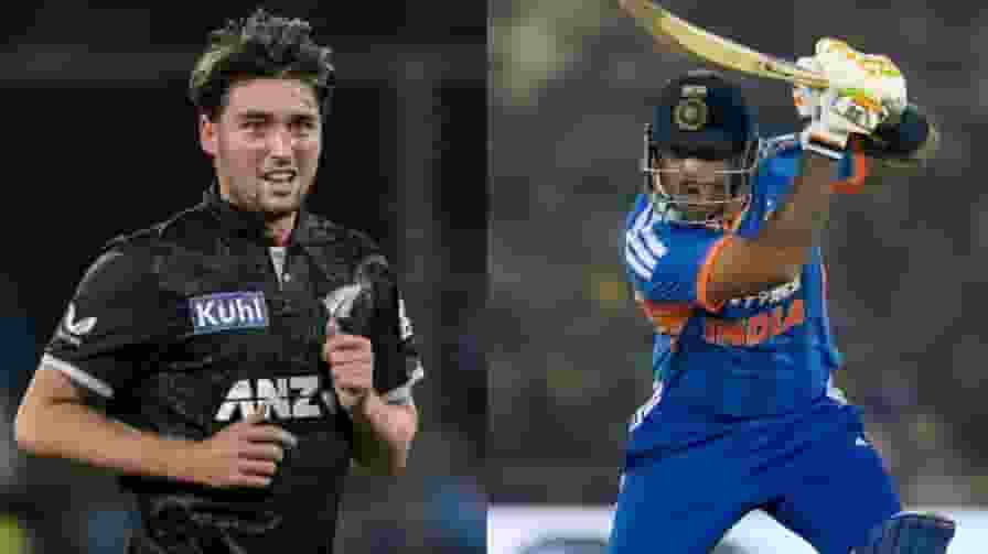 Zak Foulkes Suryakumar Yadav IND vs NZ T20