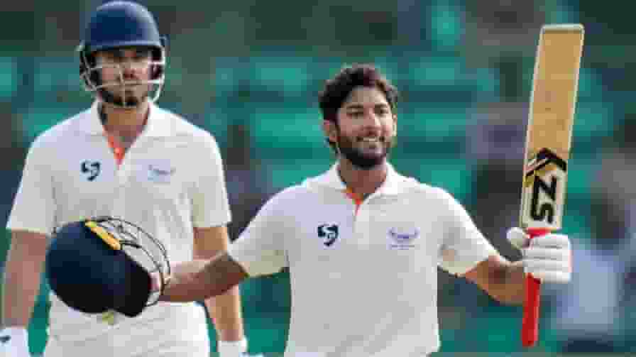 Shubham Pundir Ranji Century