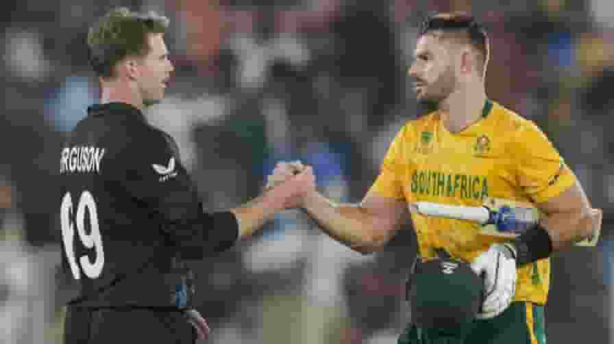 Lockie Ferguson Aiden Markram SA vs NZ T20 WC