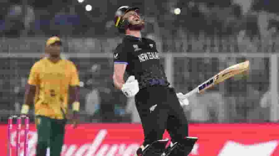 Finn Allen Century NZ vs SA Semi final T20 WC