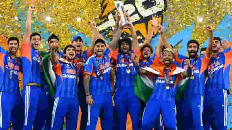 India T20 World Cup 2026 Win Celebration