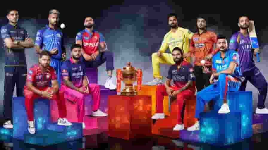 IPL 2026 all team captains with trophy