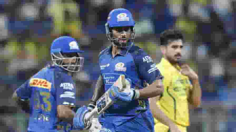 MI vs CSK Tilak Varma