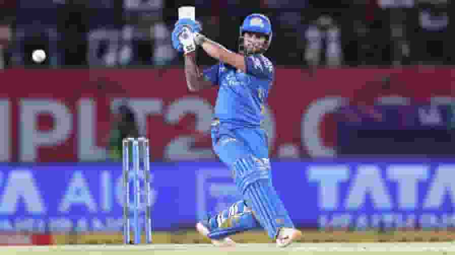 Tilak Varma batting vs PBKS IPL 2026