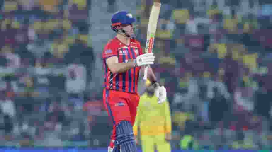 Mitchell Marsh Fifty Celebration LSG vs CSK IPL 2026