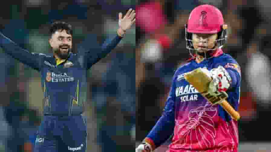 Rashid Khan Vaibhav Sooryavanshi GT vs RR IPL 2026
