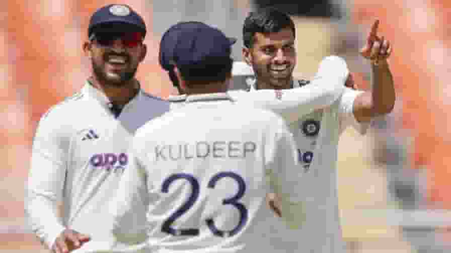 Washington Sundar Team India IND vs AFG Test