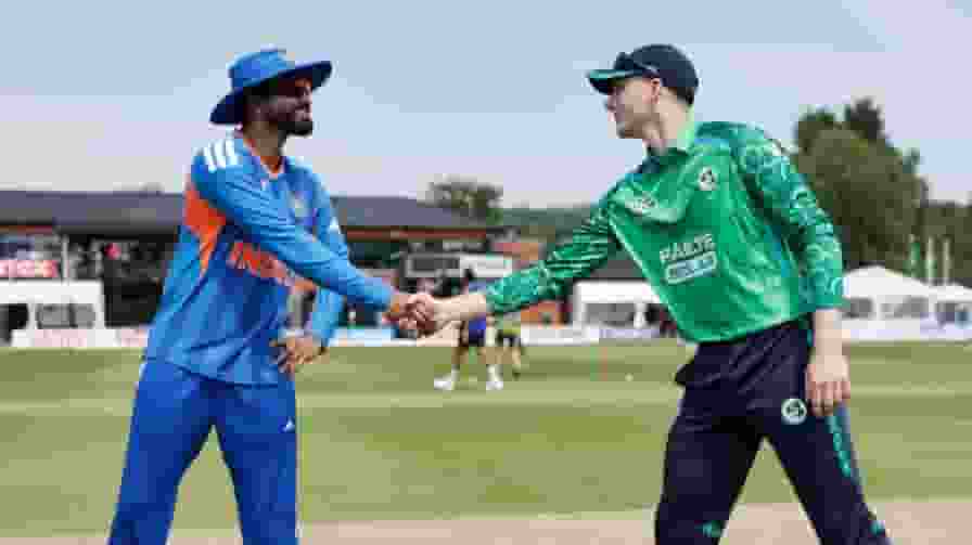 IND vs IRE T20 Shreyas Iyer at Toss