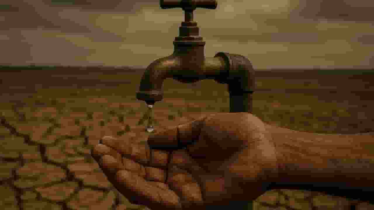 AI Generated Image of Water Crisi