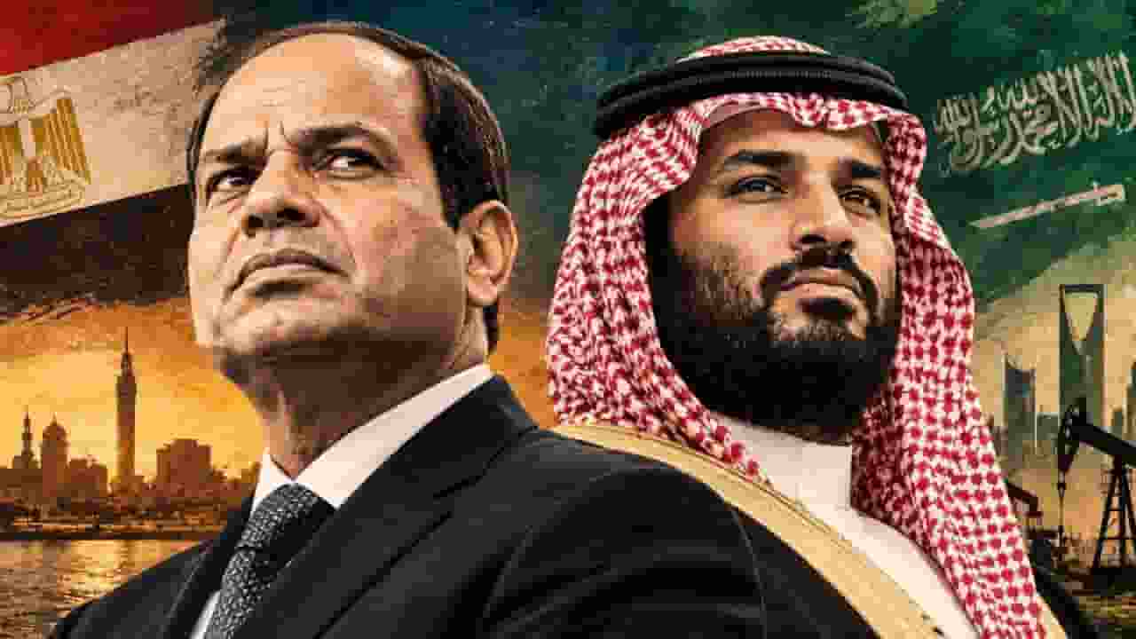 Abdel Fattah El-Sisi and Mohammed bin Salman