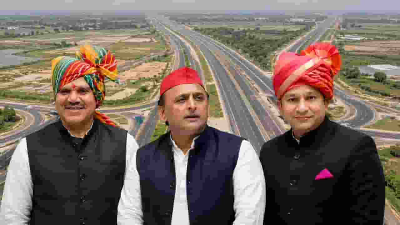 chandrapal yadav, akhilesh yadav and ias bharat yadav