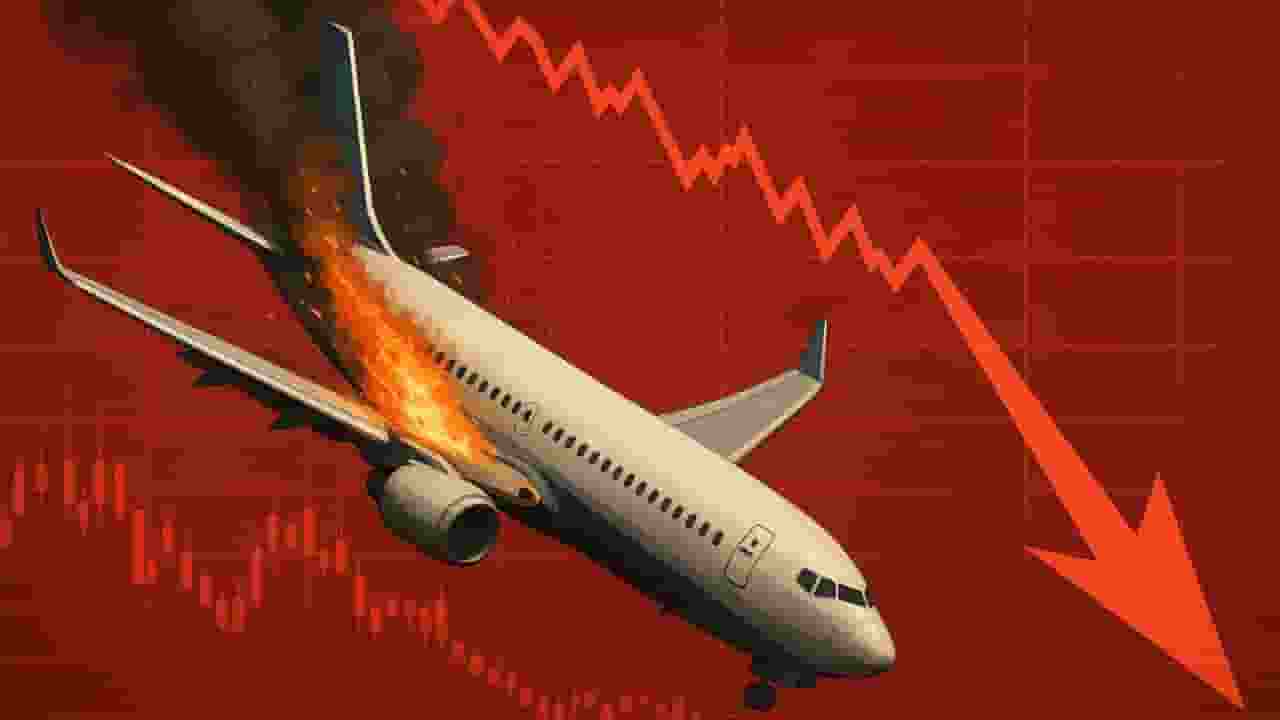 Shares Slump After Air India Plane Crashes in Ahmedabad