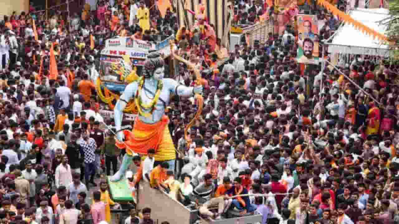 Ram Navami celebrations police alert 