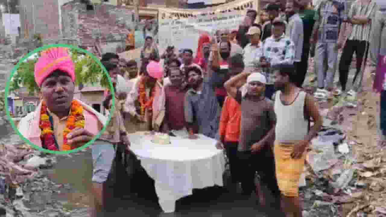 viral video grab of bjp parshad