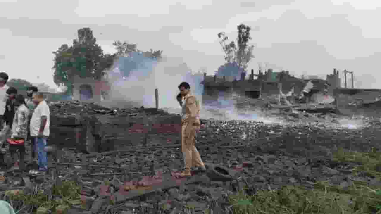 Kaushambi Firecracker Factory Blast,