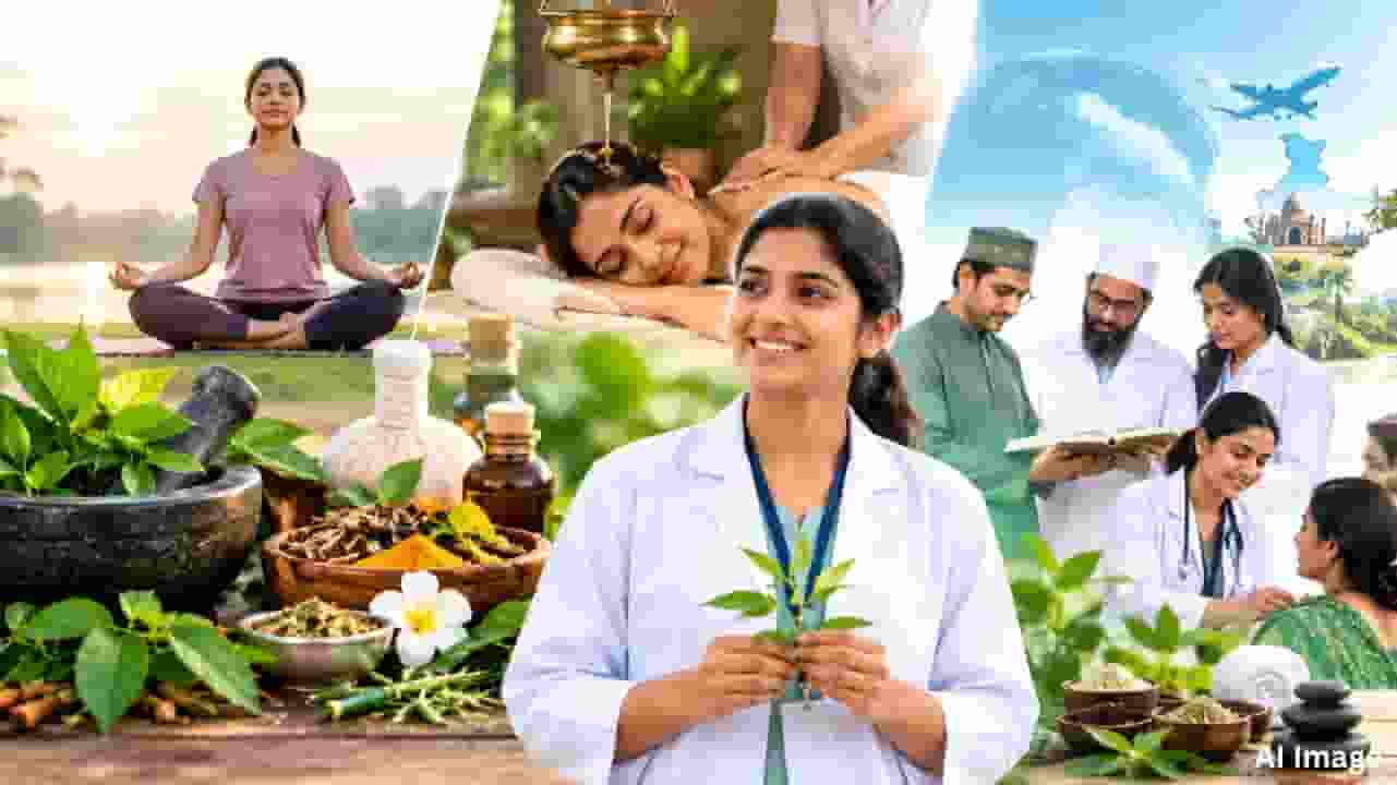 auther news AYUSH sector India, women employment in AYUSH, आयुष