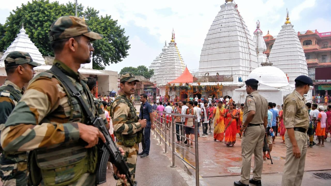 AI genrated image of baba baidyanath dham