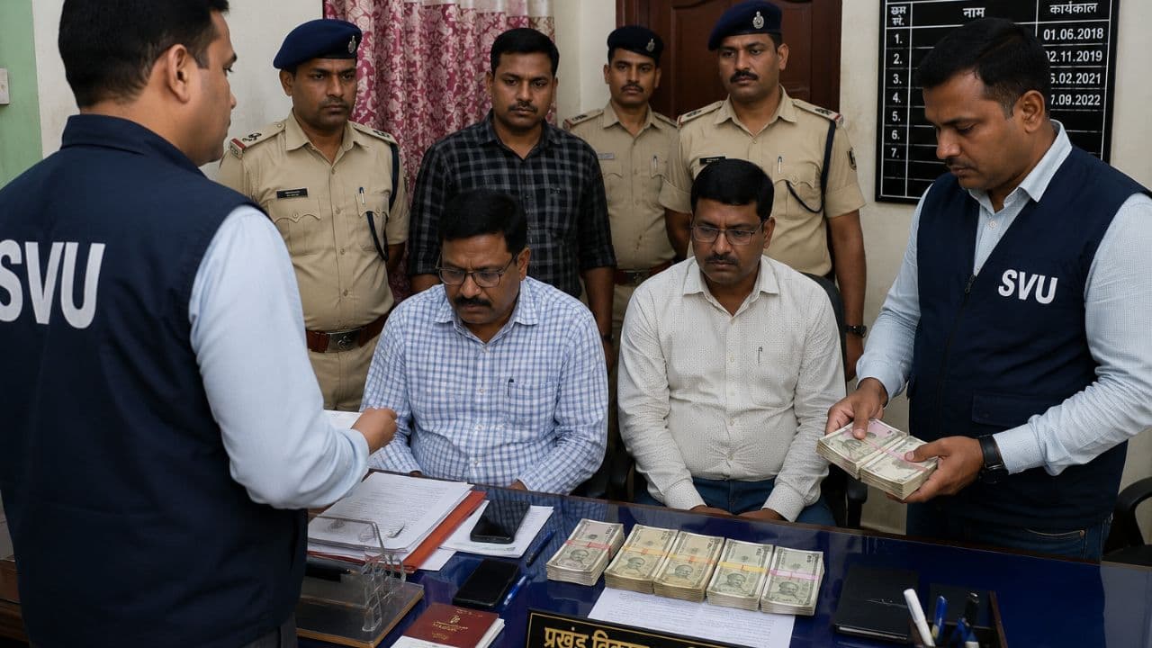 AI generated image of bdo assistant caught taking bribe