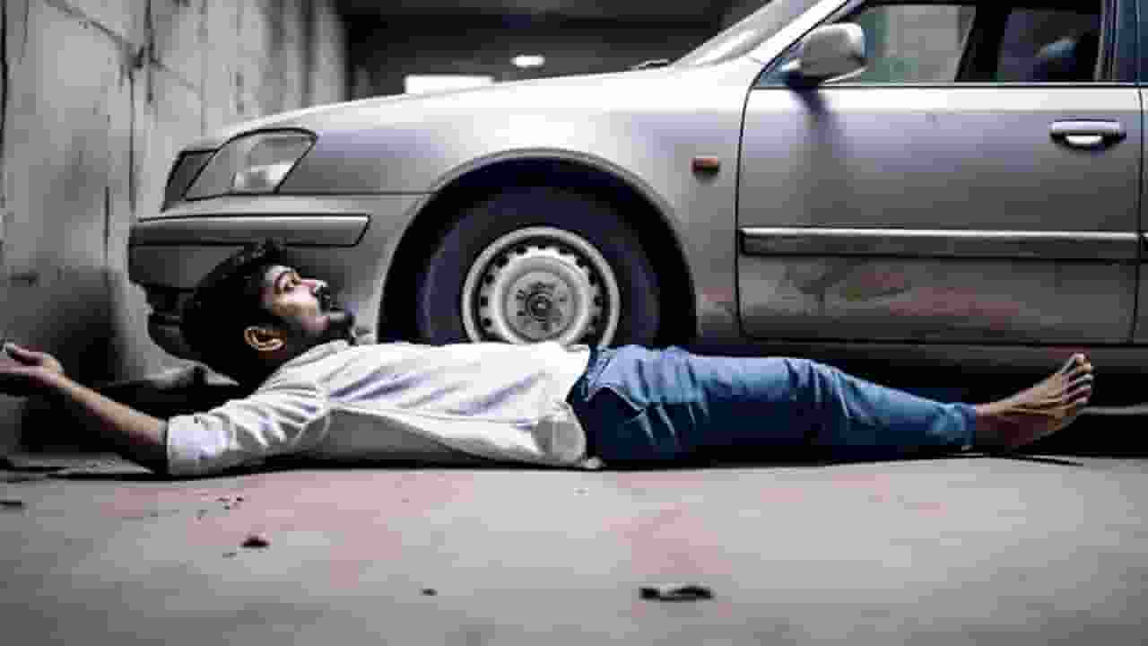 बाइक और सरकारी कार की टक्कर के बाद 30 किलोमीटर तक घिसटती रही लाश road accident in bahraich