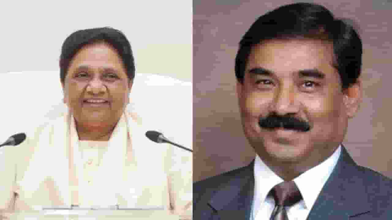 आकाश आनंद के ससुर की BSP में वापसी, मायावती ने क्यों किया माफ? BSP supremo Mayawati and Ashok Siddharth.