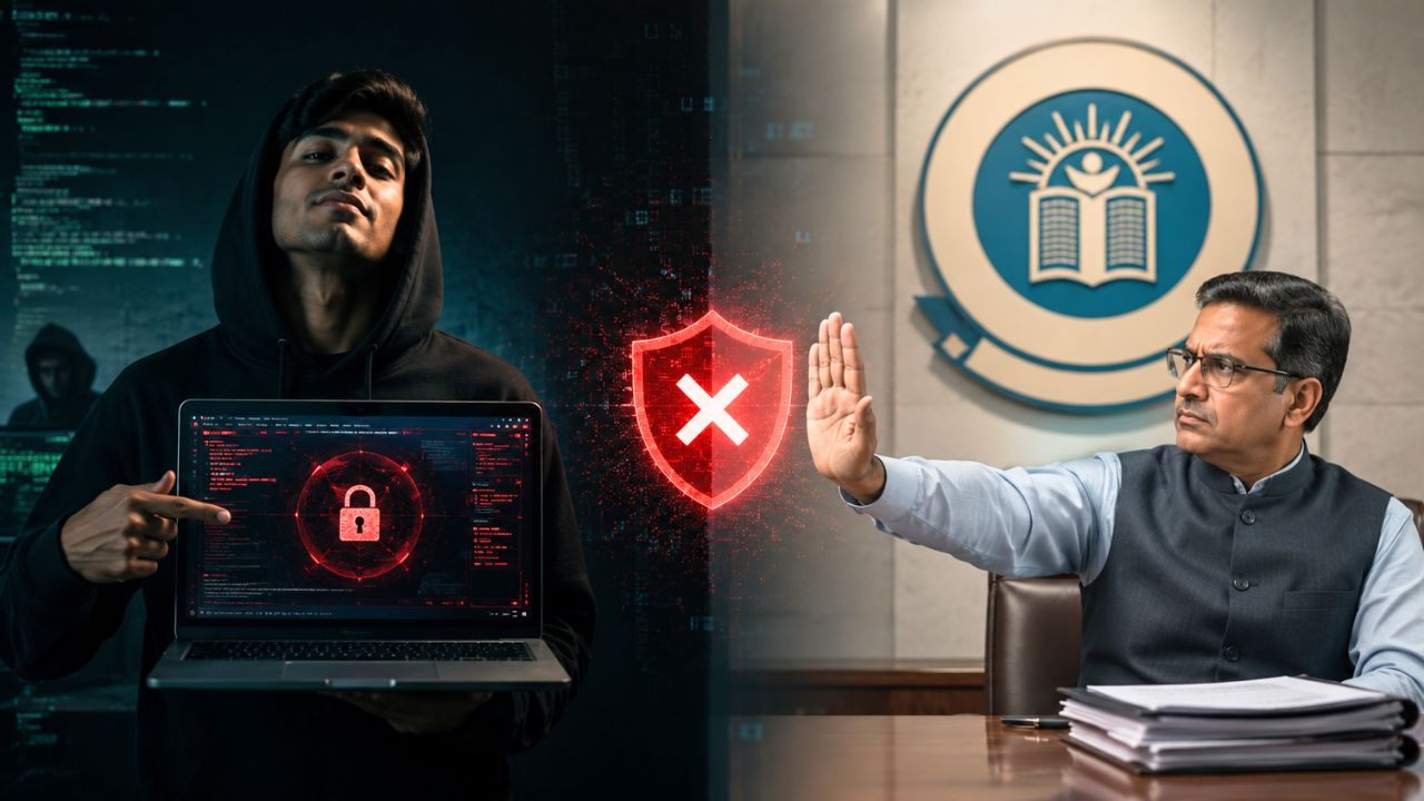 ai generated image of cbse and hacking claims