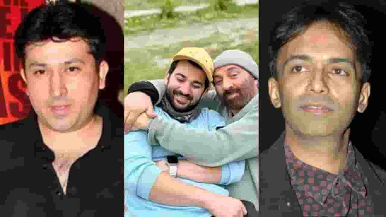 Shadaab Khan, karan and sunny deol and sunil anand