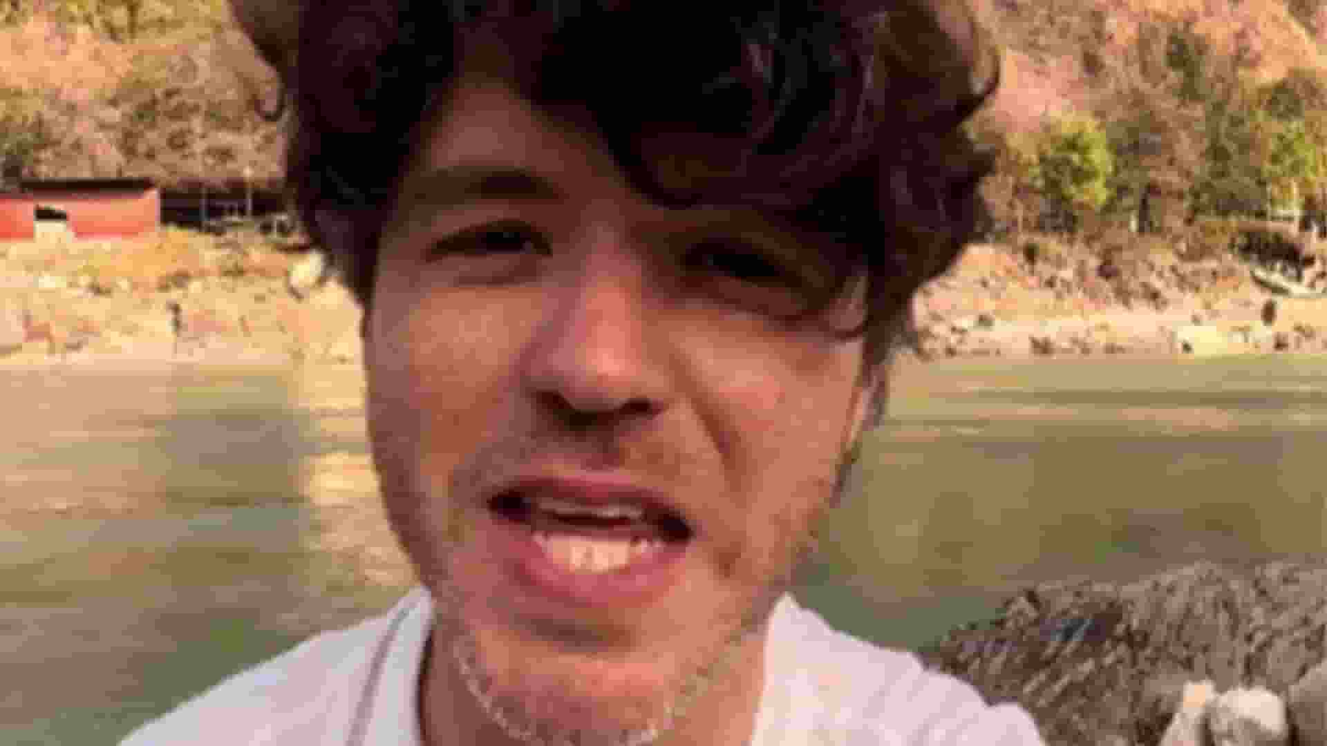US traveller Charlie Evans