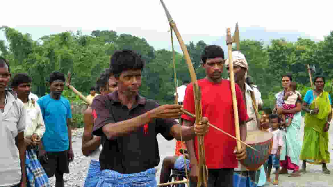 Local villagers in Nemra,