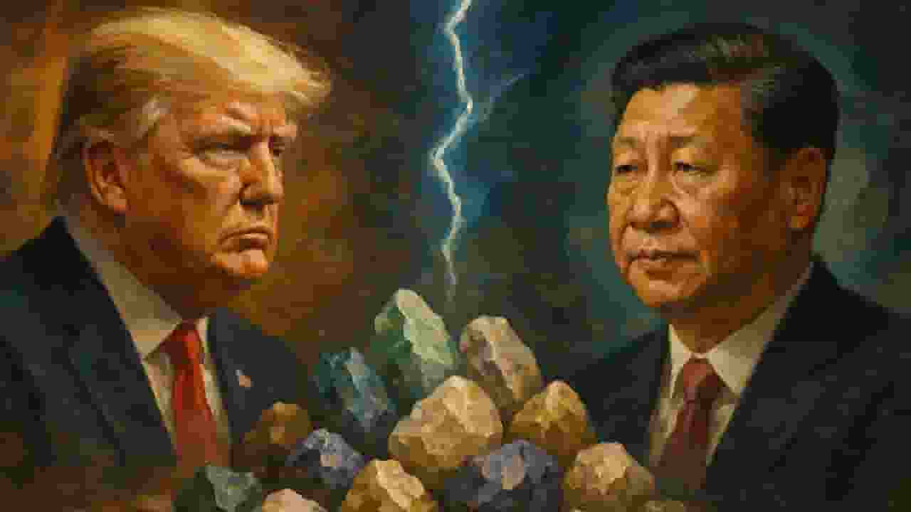 रेयर अर्थ मिनरल्स पर चीन की रोक, अमेरिका के लिए बड़ा झटका क्यों? Donald Trump and Xi Jinping.