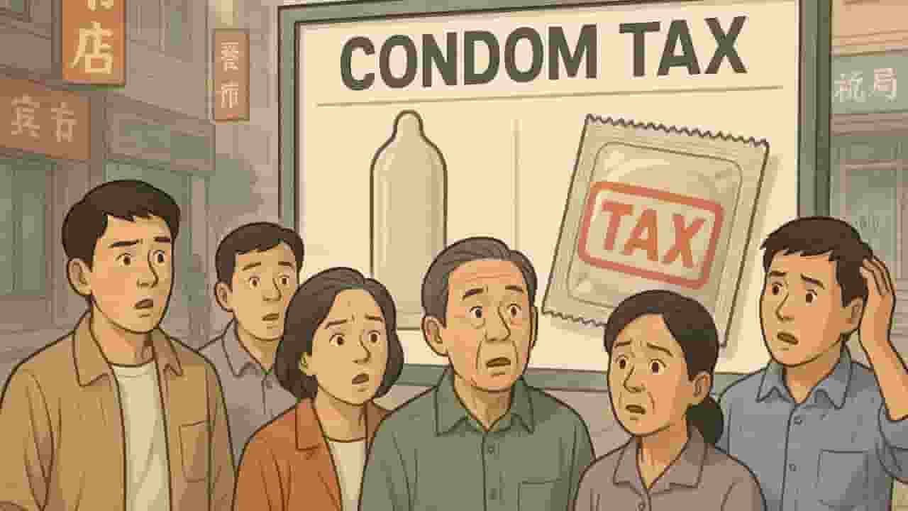 china condom tax