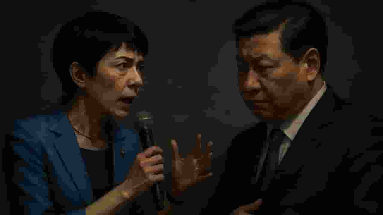 Xi Jinping and Sanae Takaichi