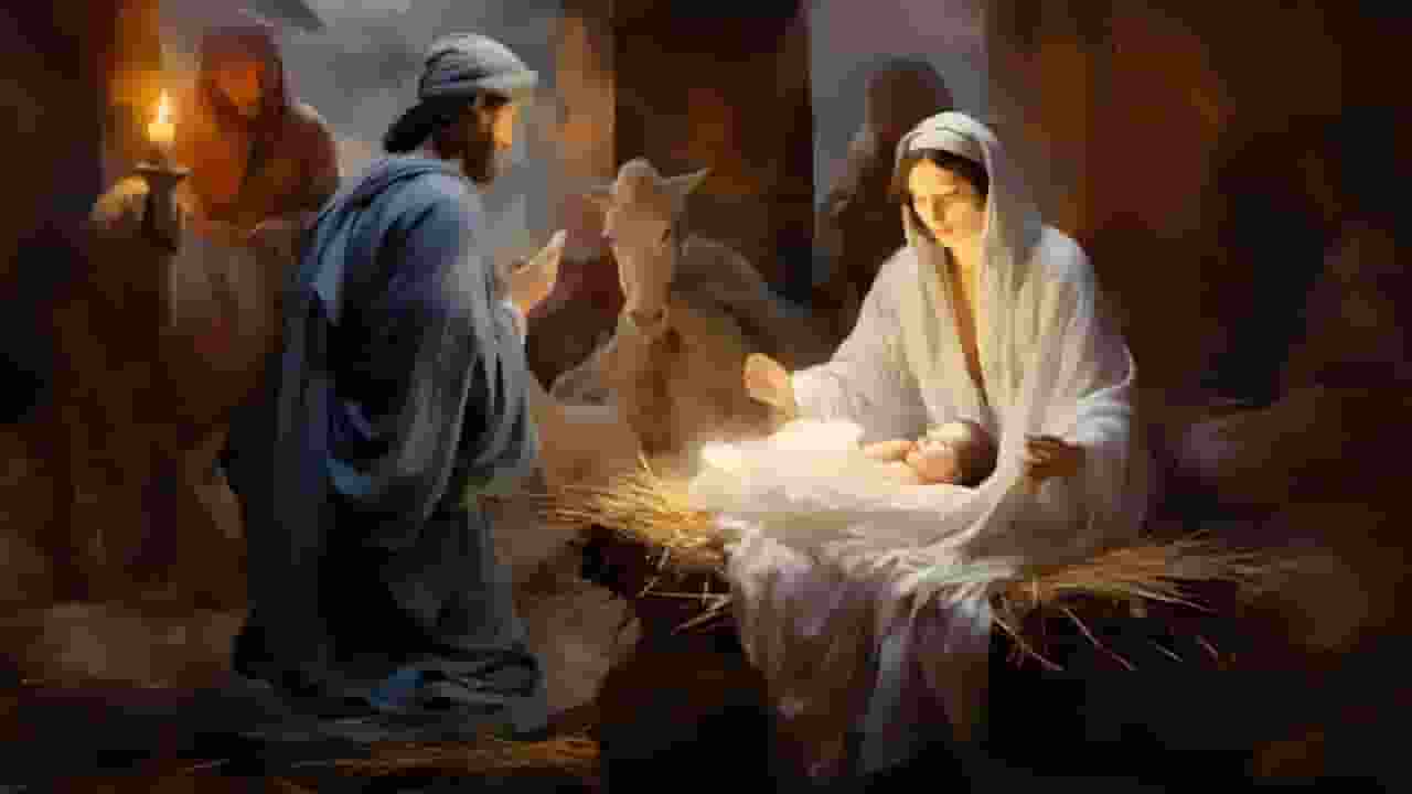 25 दिसंबर के दिन ही क्यों मनाया जाता है Christmas? जानिए महत्व AI Image of Jesus Christ birth