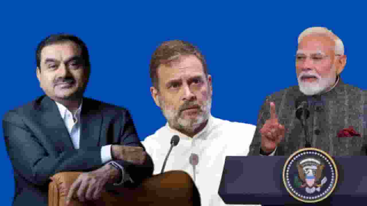 'अदाणी के करप्शन पर पर्दा...', राहुल ने PM के US दौरे पर उठाए सवाल Gautam Adani, Rahul Gandhi nad Narendra Modi