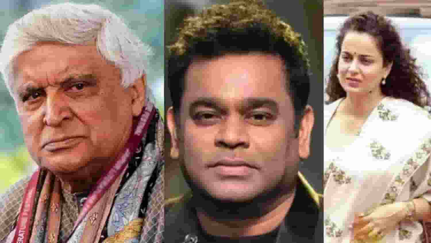 Javed Akhtar, AR Rahman and Kangana