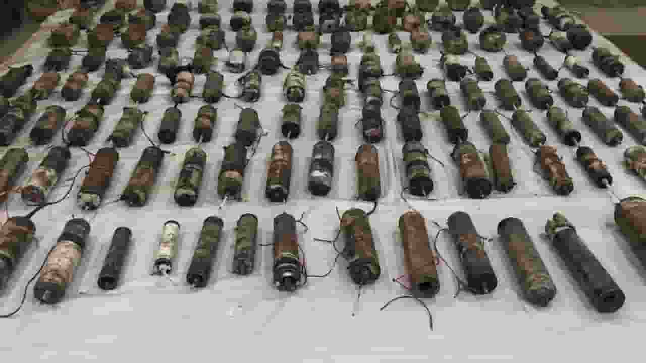 ai generated image of crude bombs