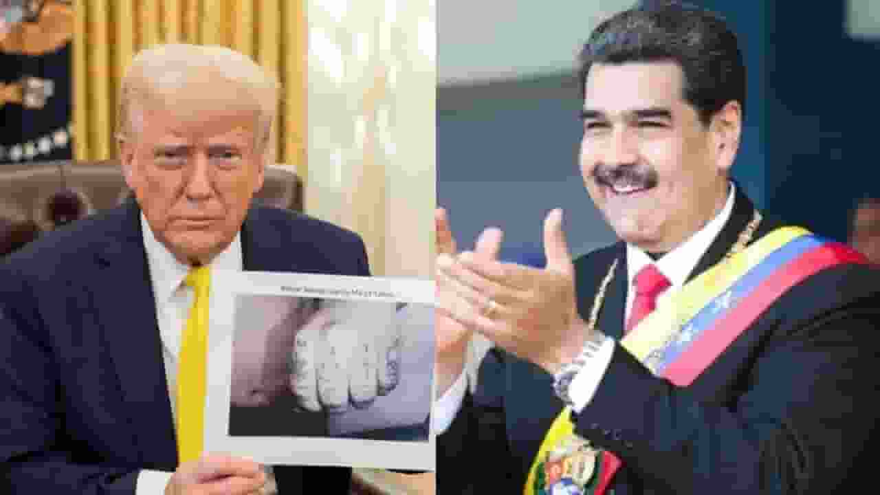 Donald Trump and Nicolas Maduro