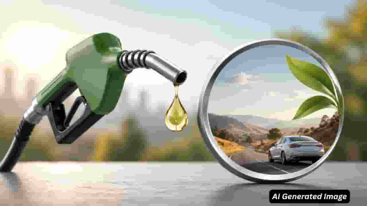 ai generated image of ethanol blended petrol